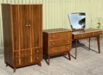 Very Rare Cumbrae Morris Walnut 3-Piece Bedroom Suite - Image 2