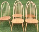 SUPERB MODERN SINGLE ASH ERCOL QUAKER DINING CHAIR, 5 AVAILABLE VERY CLEAN | eBay UK