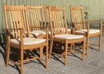 SUPERB MODERN SET OF 6 ERCOL PENN DINING CHAIRS - Image 4