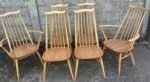 FINE RETRO ERCOL GOLDSMITH DINING CHAIR - Image 2