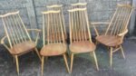 FINE RETRO ERCOL GOLDSMITH DINING CHAIR - Image 3
