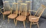 FINE RETRO ERCOL GOLDSMITH DINING CHAIR - Image 5
