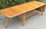 Superb Retro Ercol Extending Coffee Table Vintage Elm & Beech - Image 5