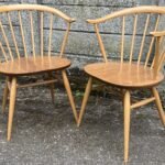 SUPERB RETRO ERCOL COWHORN ARMCHAIR ADULT MODEL CHOICE OF 2
