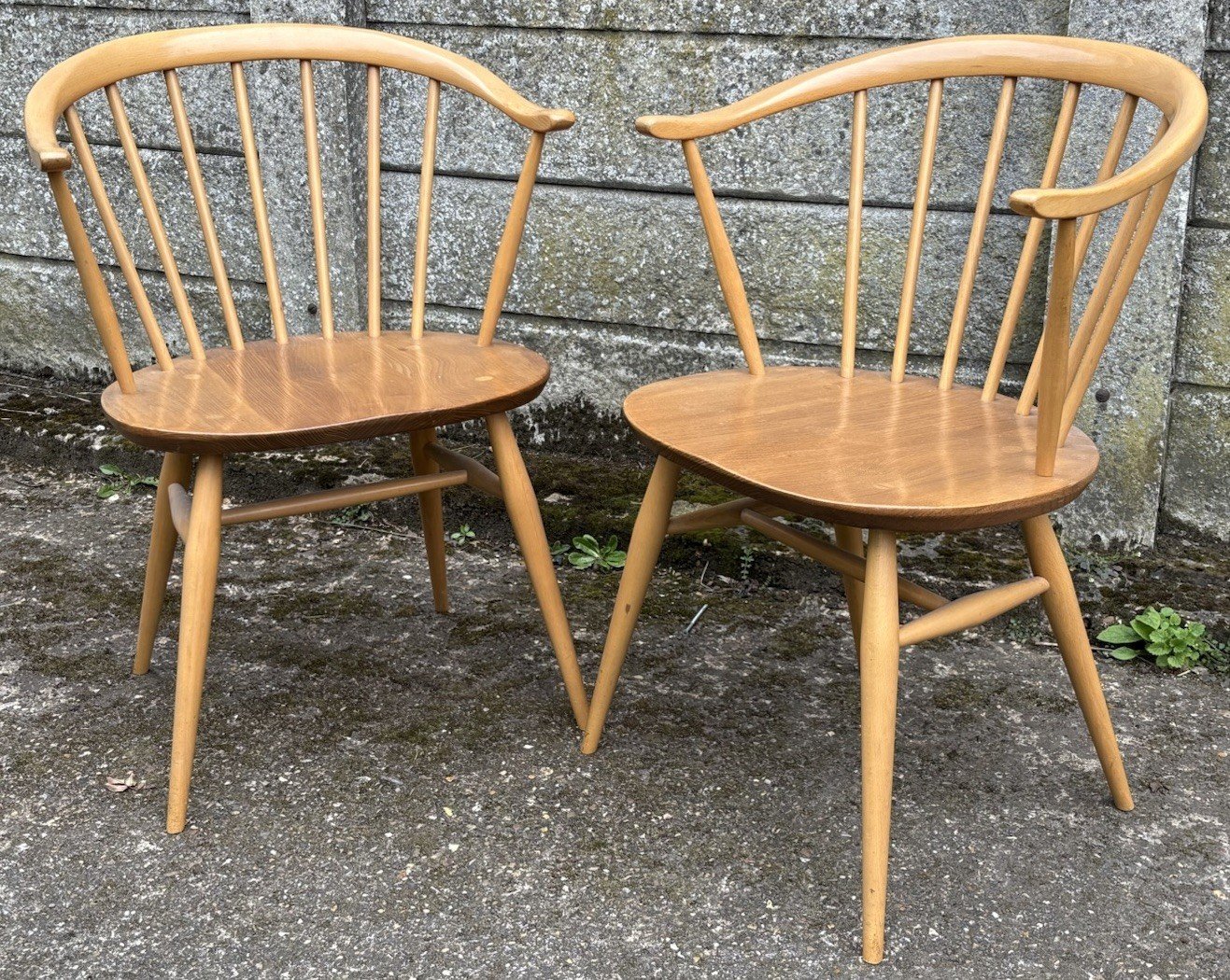 s-l1600-302.jpg SUPERB RETRO ERCOL COWHORN ARMCHAIR ADULT MODEL CHOICE OF 2 - Image 1