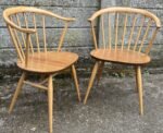 SUPERB RETRO ERCOL COWHORN ARMCHAIR ADULT MODEL CHOICE OF 2 - Image 3