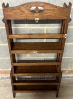 SUPERB SOLID OAK ARTS & CRAFTS BOOKCASE - Image 2