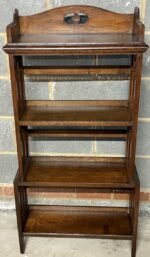 SUPERB SOLID OAK ARTS & CRAFTS BOOKCASE - Image 5