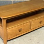 Modern Ercol TV Cabinet Solid Elm Clean Condition