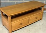 Modern Ercol TV Cabinet Solid Elm Clean Condition - Image 2
