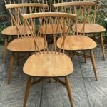 Retro Ercol Candlestick Dining Chair Choice of 16