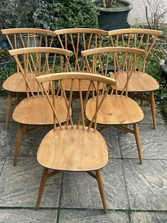 Retro Ercol Candlestick Dining Chair Choice of 16 - Image 2