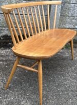 Very Rare Early Ercol Love Seat Bench Solid Elm & Beech - Image 2