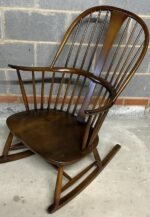 Rare Ercol Quaker Chairmakers Rocking Armchair - Image 3