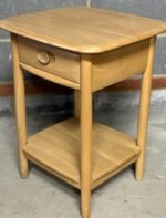Rare Ercol Solid Ash Lamp Coffee Table