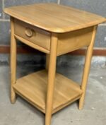 Rare Ercol Solid Ash Lamp Coffee Table - Image 3