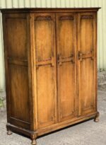 Rare Arts & Crafts Oak Compactum Wardrobe - Image 2