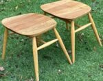 GOOD RETRO ERCOL SMALL DESK CHAIR STOOL VERY CLEAN 8 AVAILABLE | eBay UK