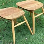 GOOD RETRO ERCOL SMALL DESK CHAIR STOOL VERY CLEAN 8 AVAILABLE | eBay UK