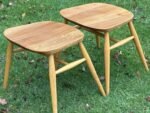 GOOD RETRO ERCOL SMALL DESK CHAIR STOOL VERY CLEAN 8 AVAILABLE | eBay UK - Image 2