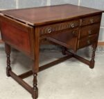 Small Old Charm Solid Oak Extending Writing Desk