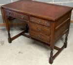 Small Old Charm Solid Oak Extending Writing Desk - Image 3