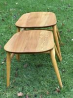 GOOD RETRO ERCOL SMALL DESK CHAIR STOOL VERY CLEAN 8 AVAILABLE | eBay UK - Image 4