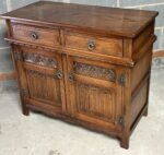Superb Old Charm Hertford 2 Door Solid Oak Sideboard