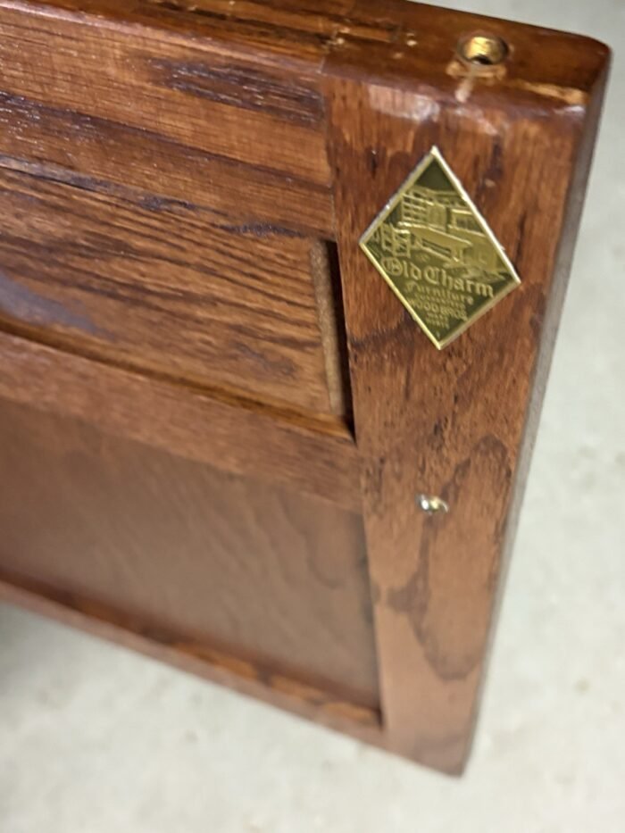 Superb Old Charm Hertford 2 Door Solid Oak Sideboard - Image 3