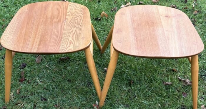 GOOD RETRO ERCOL SMALL DESK CHAIR STOOL VERY CLEAN 8 AVAILABLE | eBay UK - Image 5