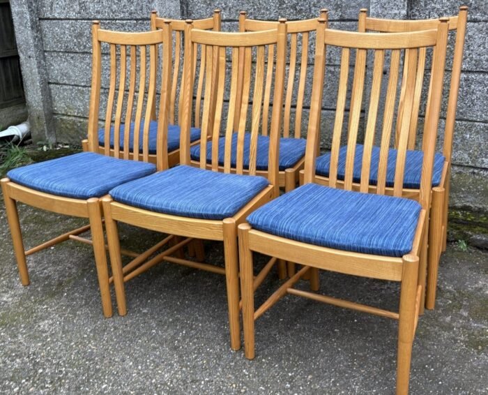 Superb Set of 6 Ercol Penn Dining Chairs - Image 5