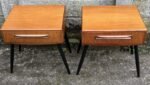 Pair of Retro Teak G Plan Bedside Chests - Image 4