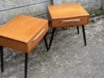 Pair of Retro Teak G Plan Bedside Chests - Image 5