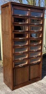 Rare Oak 16 Drawer Haberdashery Shop Cabinet - Image 2