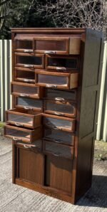 Rare Oak 16 Drawer Haberdashery Shop Cabinet - Image 5