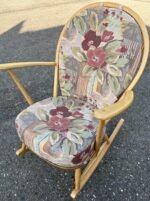 FINE RETRO ERCOL GRANDFATHER ROCKING ARMCHAIR - Image 2