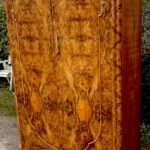 Superb Walnut Art Deco 2 Door Wardrobe