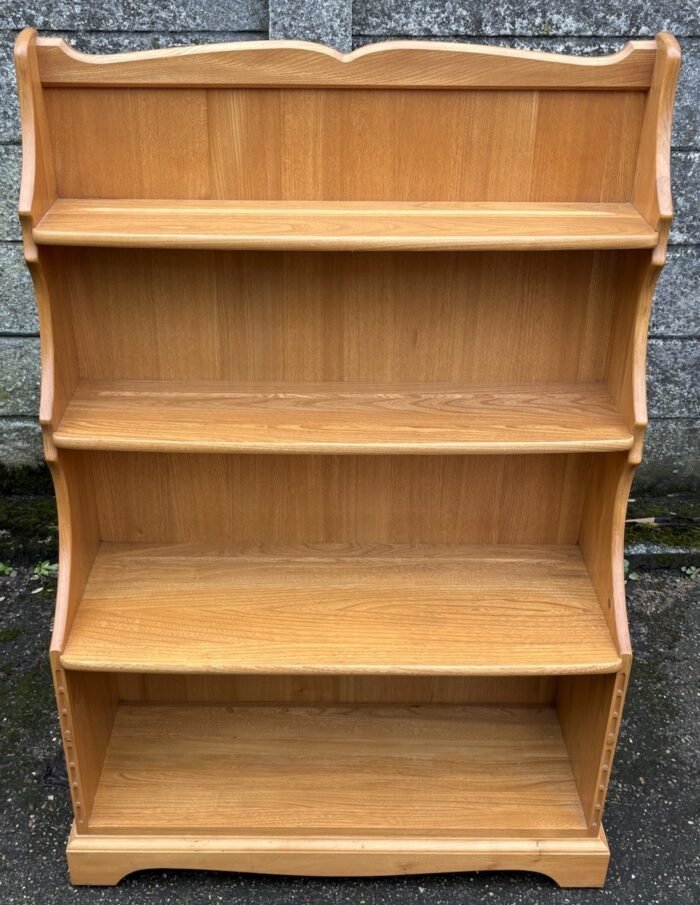 Stunning Rare Modern Ercol Waterfall Bookcase - Image 5