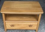Fine Modern Ercol TV Corner Cabinet Solid Ash - Image 3