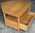 Fine Modern Ercol TV Corner Cabinet Solid Ash - Image 5