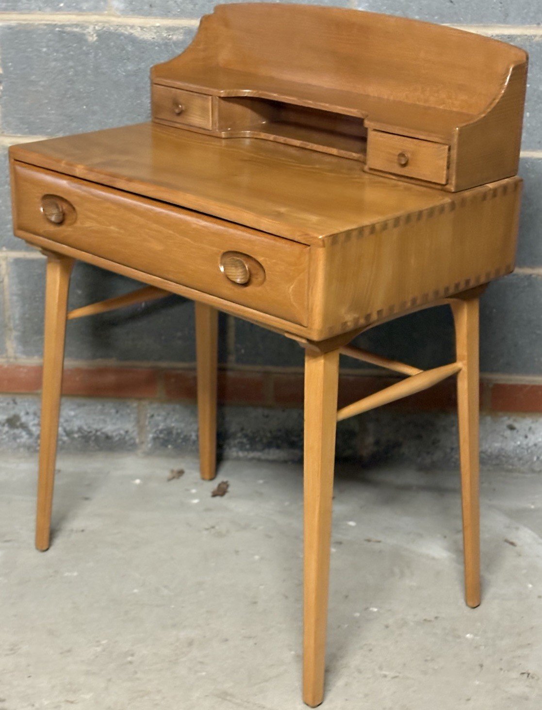 s-l1600-477.jpg Very Rare Vintage Ercol Writing Desk - Image 1