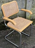 Superb Retro Marcel Breuer Cesca Italian Armchair