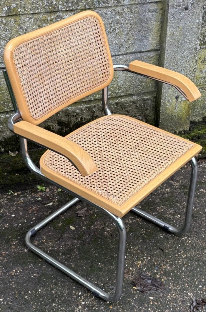 Superb Retro Marcel Breuer Cesca Italian Armchair - Image 2