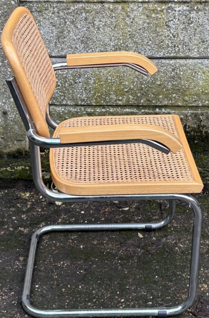 Superb Retro Marcel Breuer Cesca Italian Armchair - Image 3