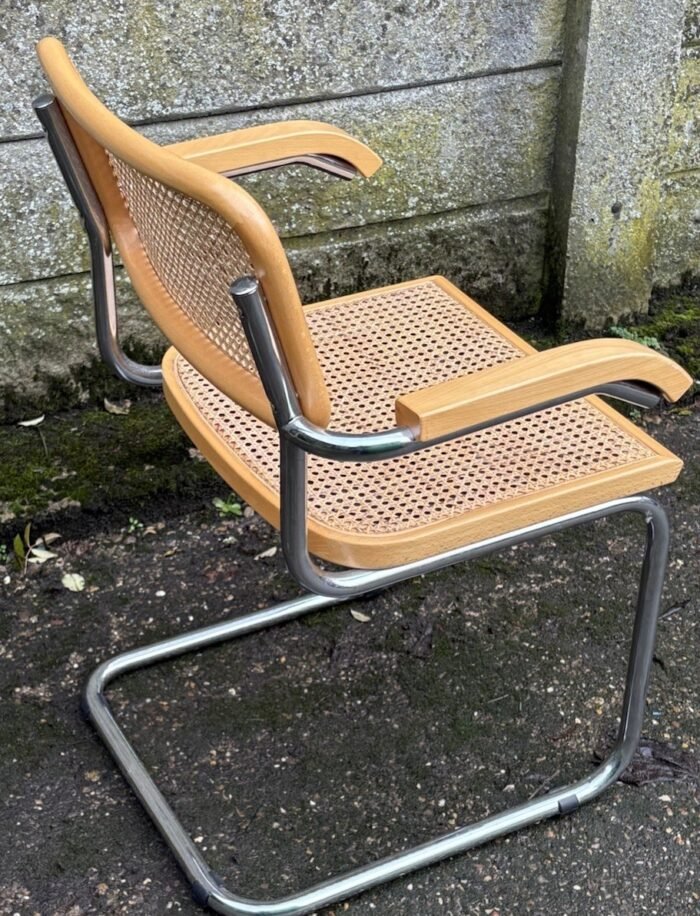 Superb Retro Marcel Breuer Cesca Italian Armchair - Image 4