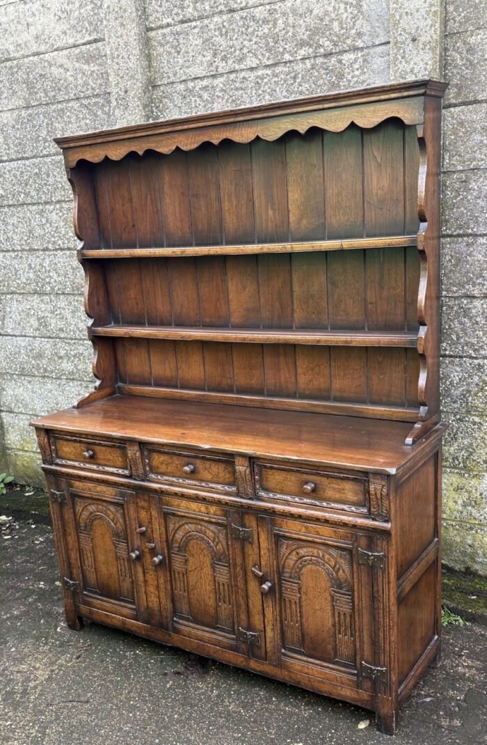 Original Solid Oak Tichmarsh & Goodwin Dresser Sideboard - Image 3