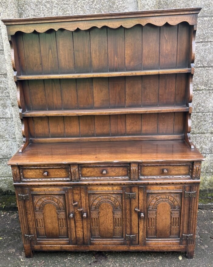 Original Solid Oak Tichmarsh & Goodwin Dresser Sideboard - Image 5