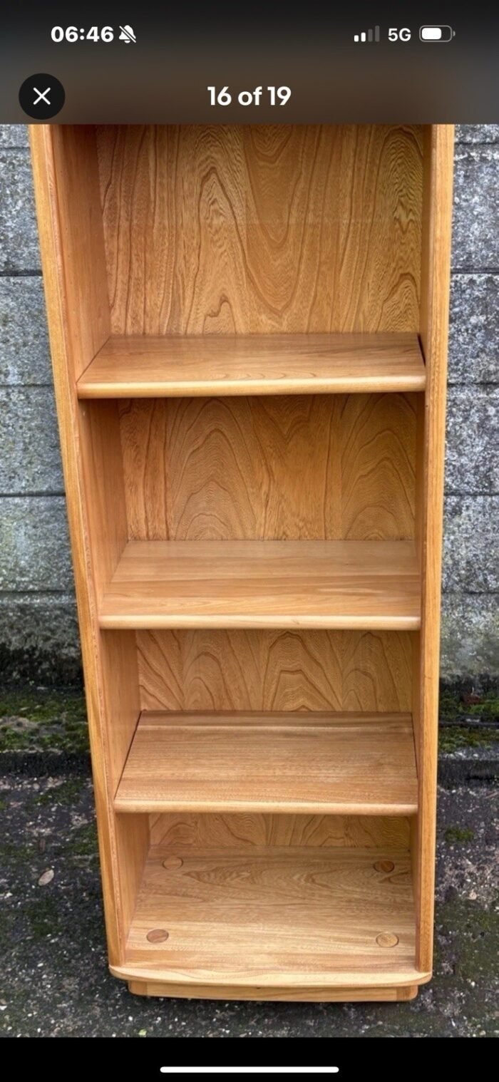 Rare Ercol Windsor Tall Slim Bookcase - Image 5