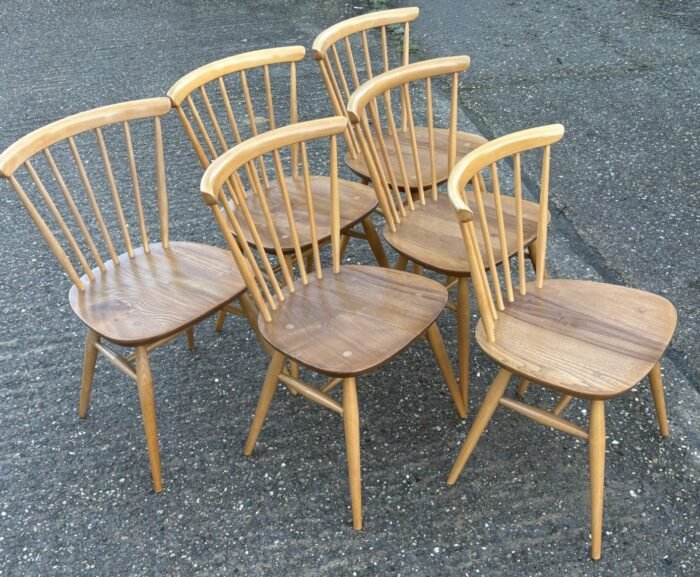 SUPERB RETRO ERCOL 449 DINING CHAIR - Image 3