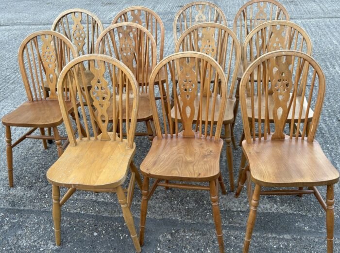 Vintage Restaurant Dining Chair Ercol Style - Image 2